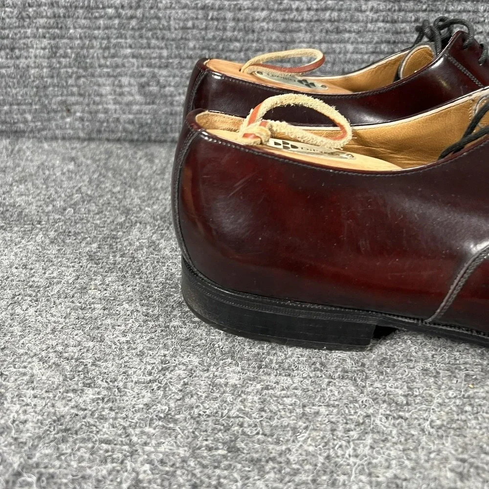 Caporicci Shoes Mens Size 10 W Brown Leather Cap Toe Oxford Handmade Italy 31150